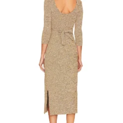 Solid & Striped ROBE LILA Espresso, Marigold & Eggshell -Ravis Mode Soldes Boutique SLST WD63 V4