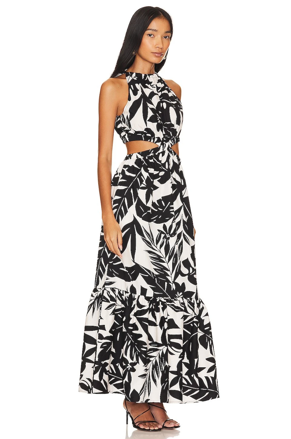 Steve Madden ROBE JULES Black & Ivory 2 Steve Madden ROBE JULES Black & Ivory – Image 2