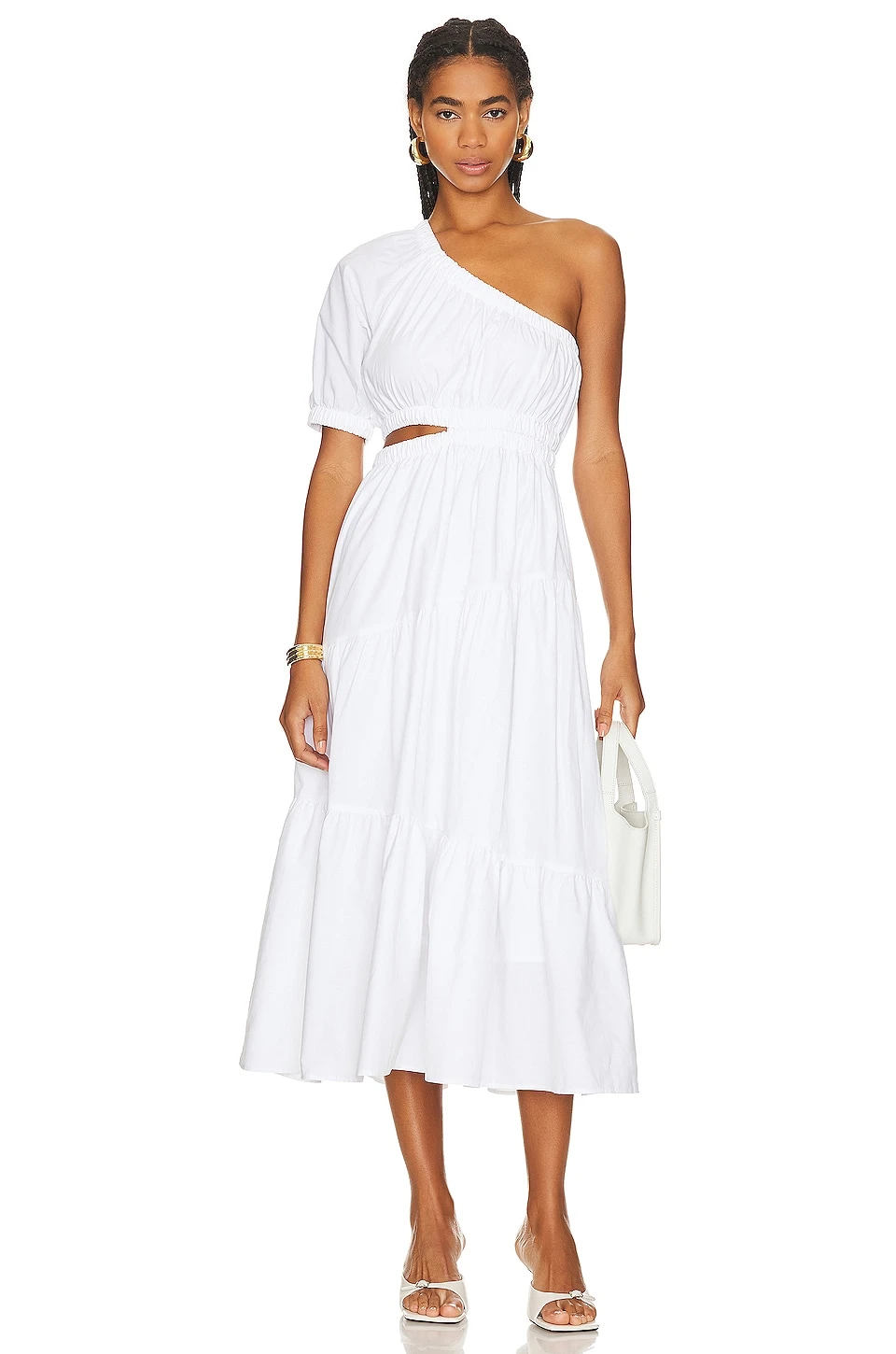 Steve Madden ROBE MAXI LEENA Optic White 5 Steve Madden ROBE MAXI LEENA Optic White – Image 5