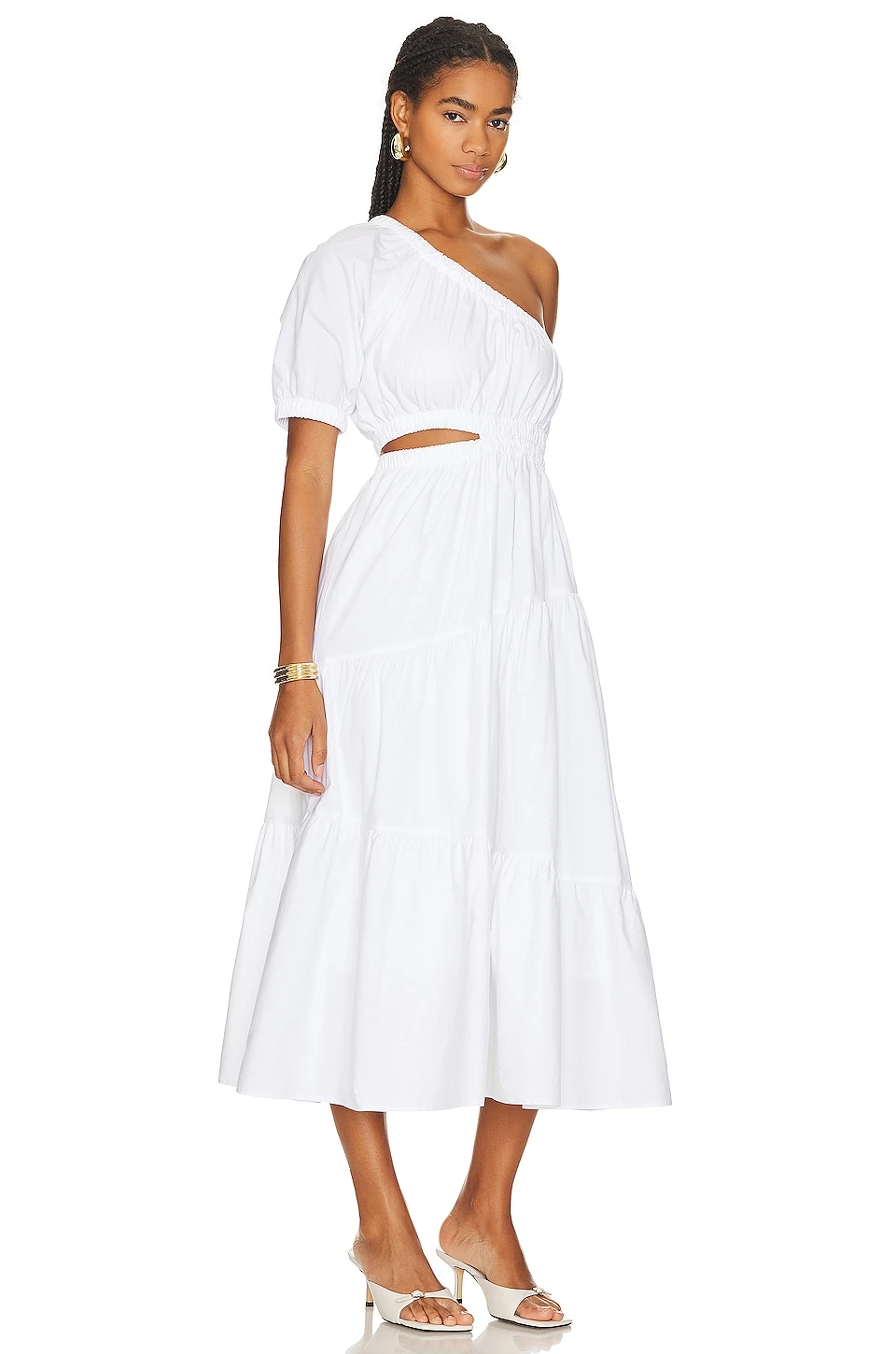 Steve Madden ROBE MAXI LEENA Optic White 2 Steve Madden ROBE MAXI LEENA Optic White – Image 2