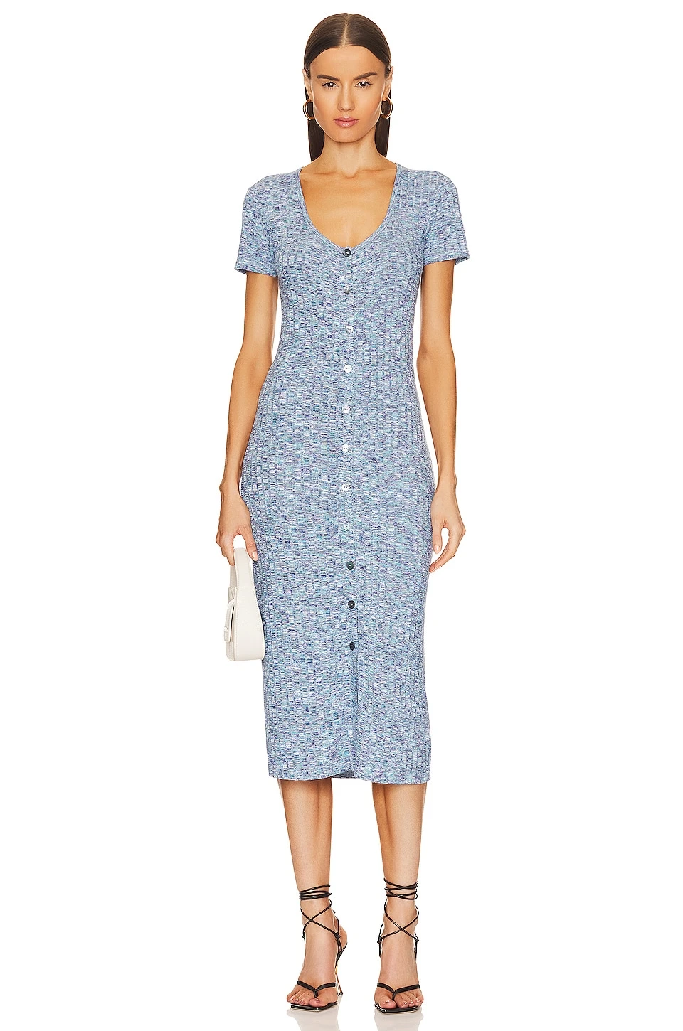 Steve Madden ROBE KNITS A LONG STORY Navy Space Dye 1 Steve Madden ROBE KNITS A LONG STORY Navy Space Dye