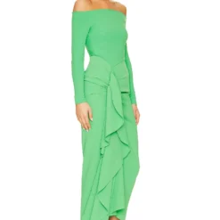 ROBE LOTUS Green -Ravis Mode Soldes Boutique SOLA WD237 V2