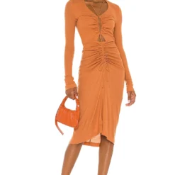 Song Of Style ROBE MI-LONGUE ZURI Dusty Rose -Ravis Mode Soldes Boutique SOSR WD169 V1 1