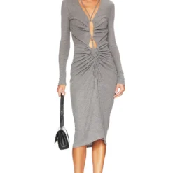 Song Of Style ROBE MI-LONGUE ZURI Dusty Rose -Ravis Mode Soldes Boutique SOSR WD206 V1