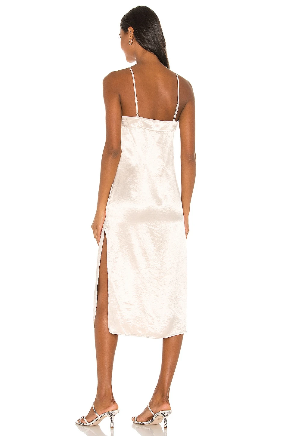 Song Of Style ROBE MI-LONGUE AUDRA Porcelain Ivory 3 Song Of Style ROBE MI-LONGUE AUDRA Porcelain Ivory – Image 3