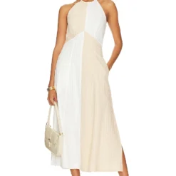 ROBE MI-LONGUE DESTINE Milk Tea