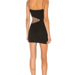 ROBE COURTE CIA Black -Ravis Mode Soldes Boutique SPDW WD1084 V3