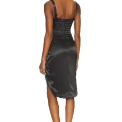 ROBE TIANNA Black -Ravis Mode Soldes Boutique SPDW WD1977 V3