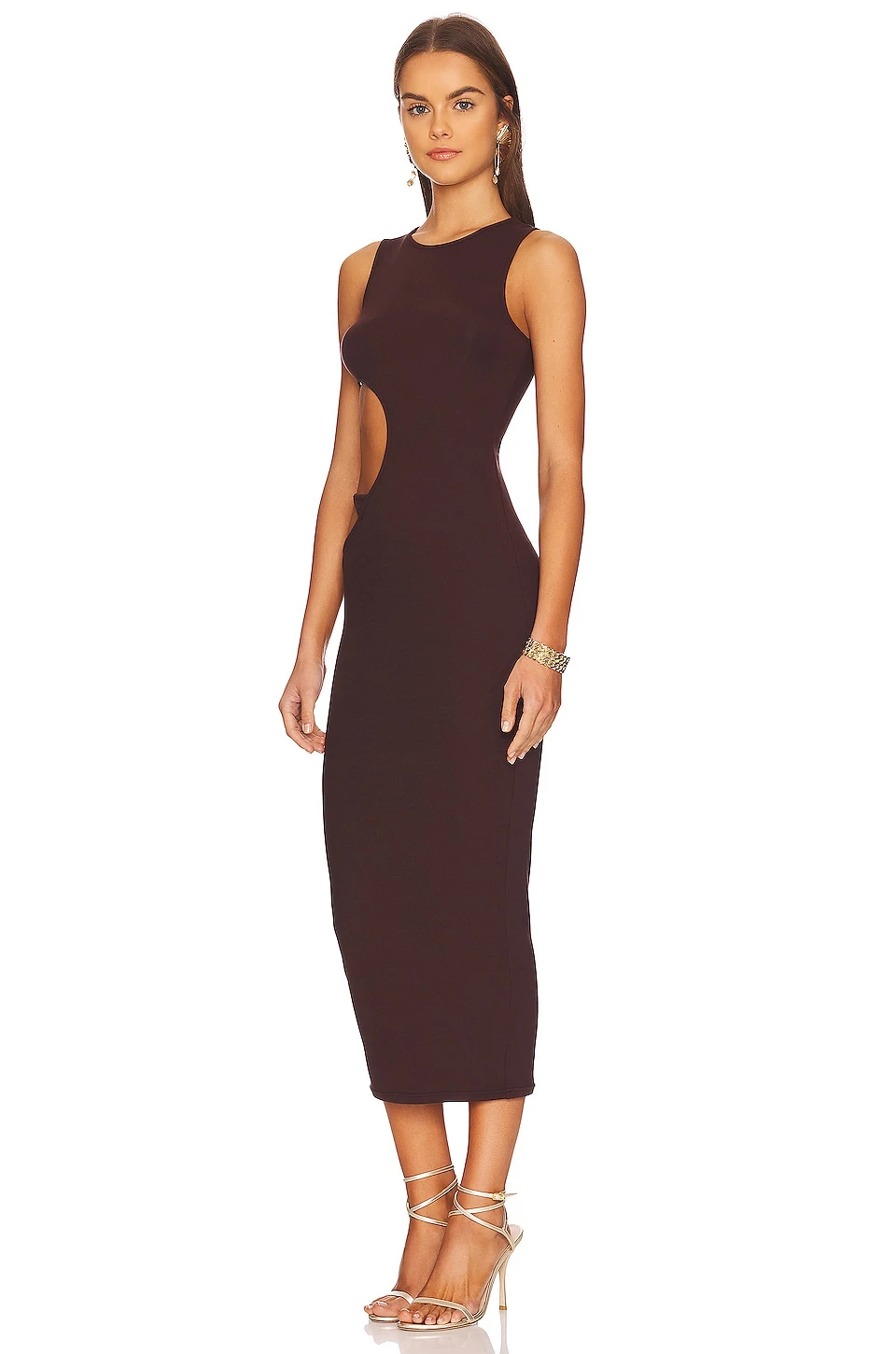 ROBE LOUELLA Brown 3 ROBE LOUELLA Brown – Image 3