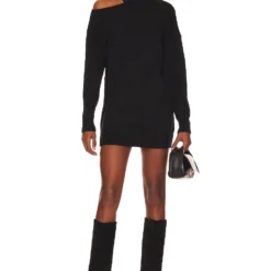 ROBE COURTE AMELIA Black