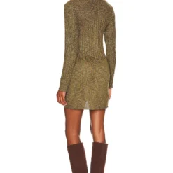 ROBE CARDIGAN OLIVIA Olive Multi -Ravis Mode Soldes Boutique SPDW WD2169 V3