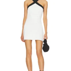 ROBE BRIELLE Black & White 8 ROBE BRIELLE Black & White -Ravis Mode Soldes Boutique SPDW WD2189 V1