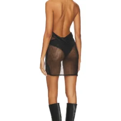 ROBE BRINA Black 8 ROBE BRINA Black -Ravis Mode Soldes Boutique SPDW WD2267 V3