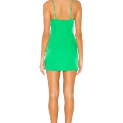 ROBE COURTE FABIANA Kelly Green 8 ROBE COURTE FABIANA Kelly Green -Ravis Mode Soldes Boutique SPDW WD480 V3