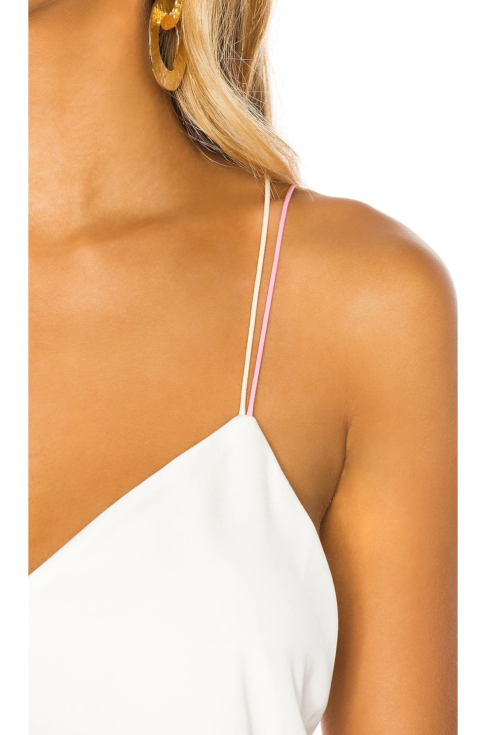 ROBE DROITE À BRETELLES BREANNA White 5 ROBE DROITE À BRETELLES BREANNA White – Image 5