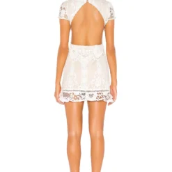 ROBE COURTE BRIANNA White -Ravis Mode Soldes Boutique SPDW WD58 V3