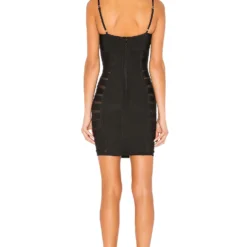 ROBE COURTE DOMINIO Black 7 ROBE COURTE DOMINIO Black -Ravis Mode Soldes Boutique SPDW WD659 V3