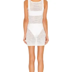 ROBE MINI EN MAILLE TALULAH Ivory 7 ROBE MINI EN MAILLE TALULAH Ivory -Ravis Mode Soldes Boutique SPDW WD677 V3