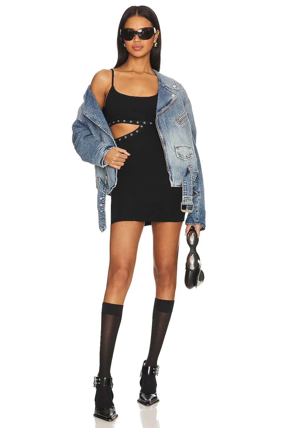 ROBE À DÉCOUPES KELLY Black 5 ROBE À DÉCOUPES KELLY Black – Image 5