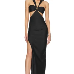 ROBE MAXI NATALIA Black