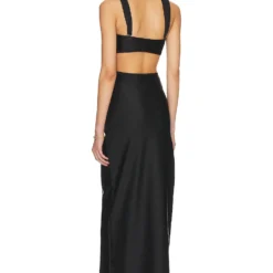 ROBE MAXI NATALIA Black -Ravis Mode Soldes Boutique SSHE WD3 V3