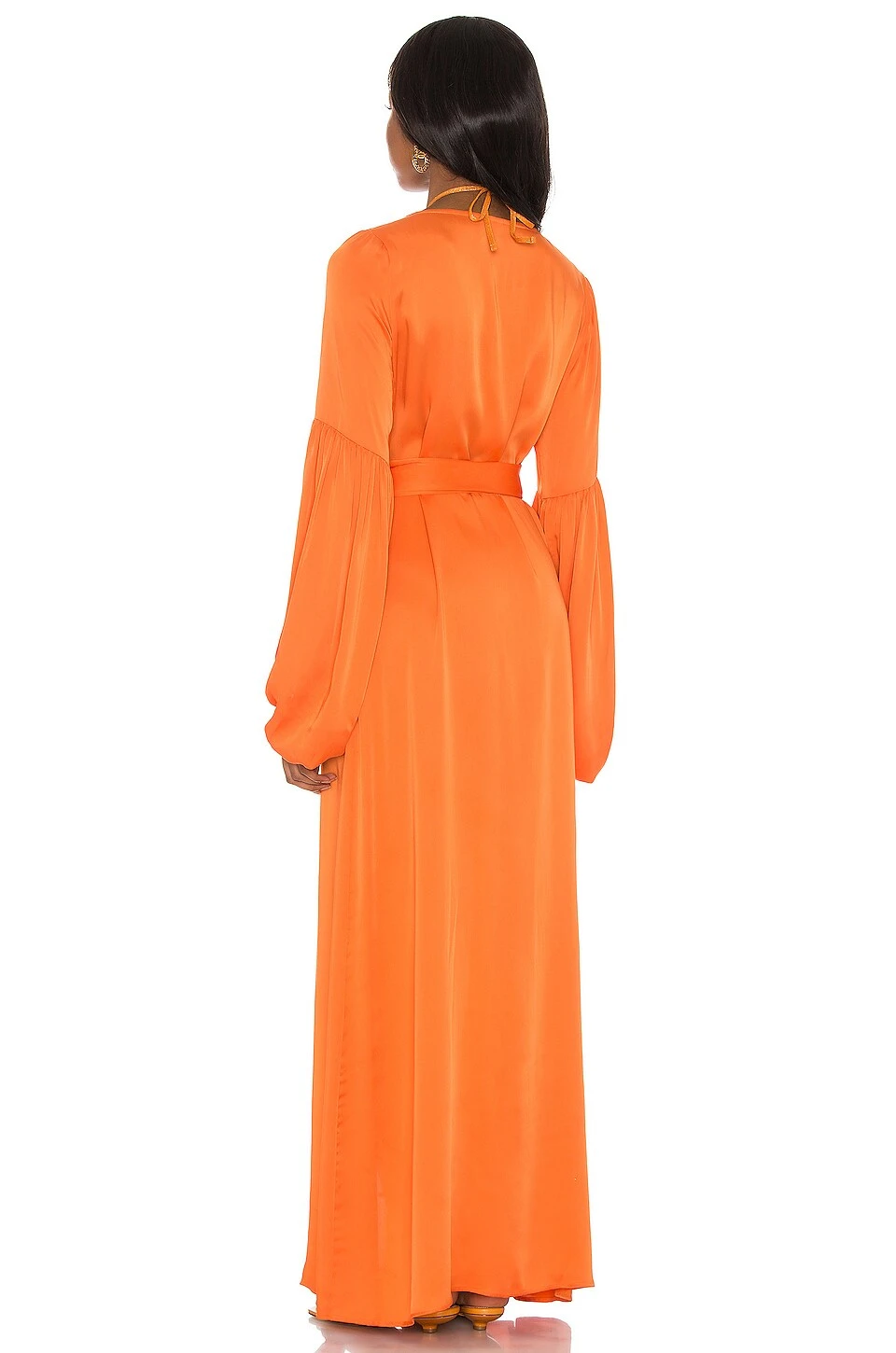 Amber Robe Dress Orange 4 Amber Robe Dress Orange – Image 4
