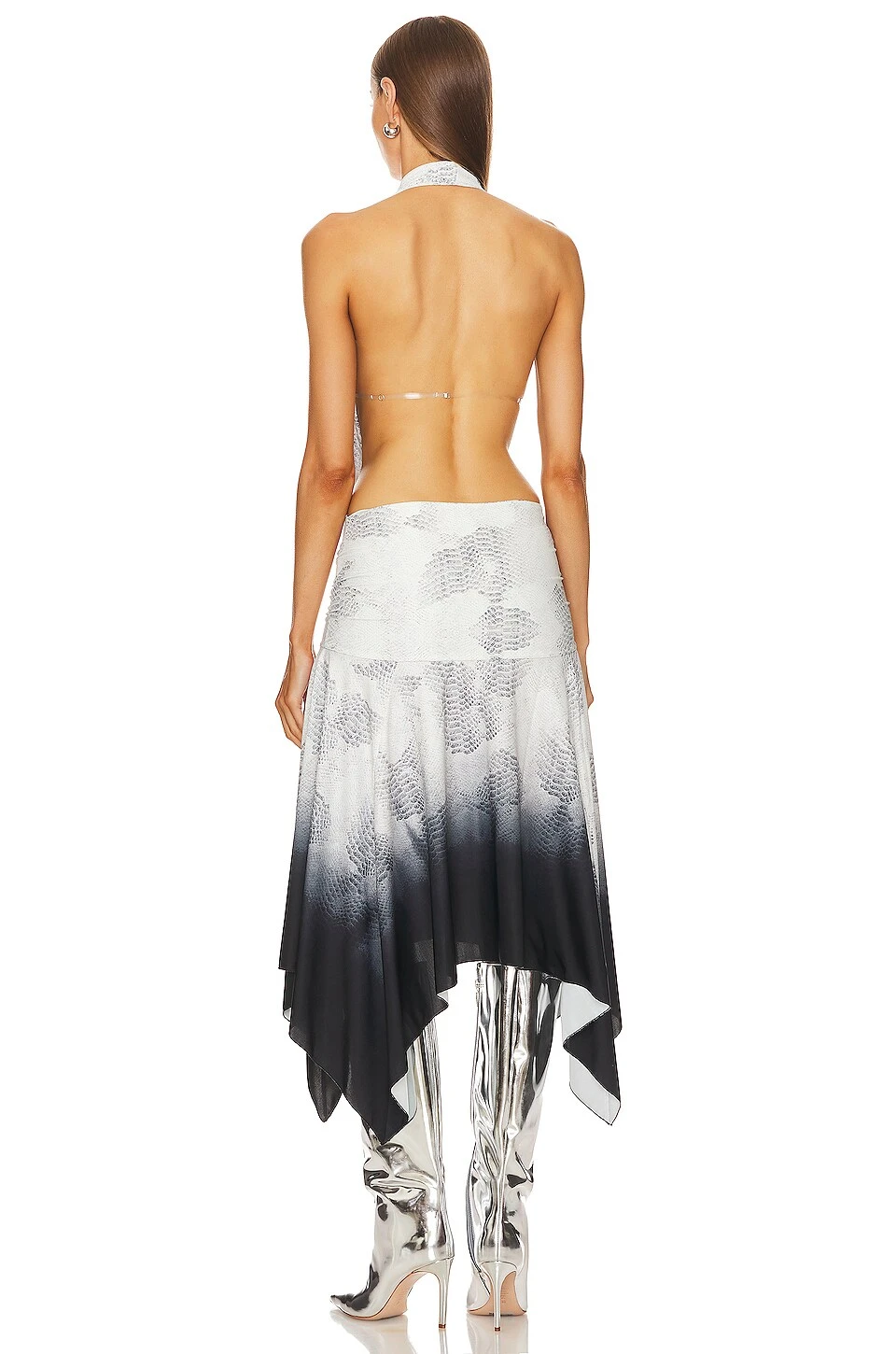 ROBE MI-LONGUE VALEH Ombre Snake 3 ROBE MI-LONGUE VALEH Ombre Snake – Image 3