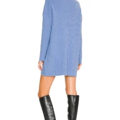 ROBE PULL LEORA Dusty Blue 5 ROBE PULL LEORA Dusty Blue -Ravis Mode Soldes Boutique STIR WD2 V3