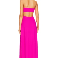 ROBE DÉCOLLETÉ DOS Pink Glo -Ravis Mode Soldes Boutique SUSA WD2066 V3
