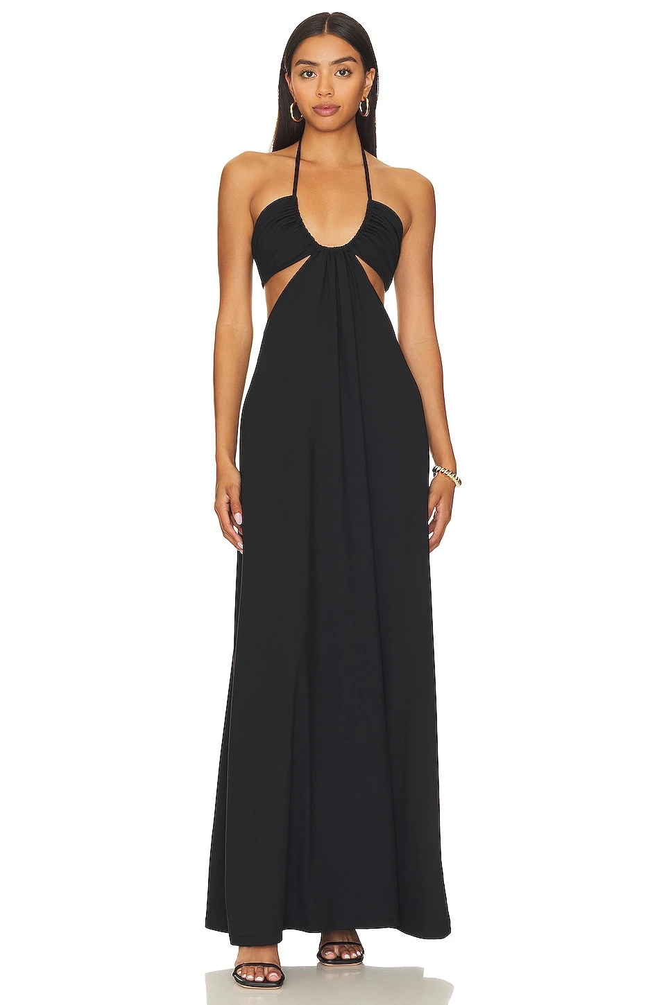 ROBE DOS-NU Black 1 ROBE DOS-NU Black