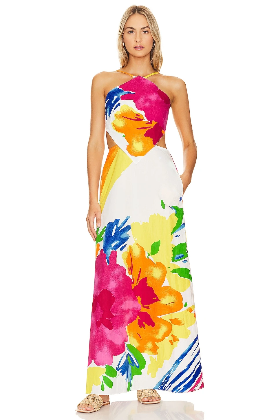 ROBE MAXI STYLE FOULARD Pretty Restless 1 ROBE MAXI STYLE FOULARD Pretty Restless