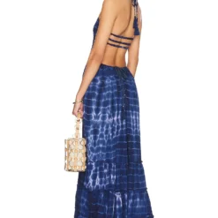 ROBE MAXI NAIA Pink Violet Aqua Ombre -Ravis Mode Soldes Boutique TIAR WD400 V1