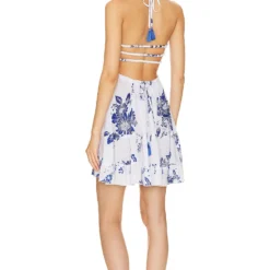 ROBE COURTE BELLINI Belize Blue -Ravis Mode Soldes Boutique TIAR WD419 V3