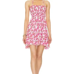 ROBE COURTE BELLINI Belize Blue -Ravis Mode Soldes Boutique TIAR WD432 V1