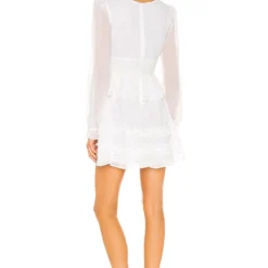 ROBE COURTE LUCIANNA Ivory -Ravis Mode Soldes Boutique TULA WD1087 V3