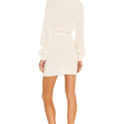 ROBE SURPLIS COURTE MIA Ivory -Ravis Mode Soldes Boutique TULA WD1160 V3