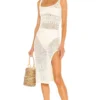 ROBE MI-LONGUE NICO Ivory