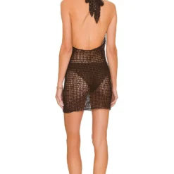 ROBE NILO Cocoa Brown 5 ROBE NILO Cocoa Brown -Ravis Mode Soldes Boutique TULA WD1320 V3