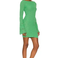 ROBE MAISA Kelly Green 4 ROBE MAISA Kelly Green -Ravis Mode Soldes Boutique TULA WD1329 V2