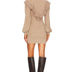 ROBE PULL DELLA Camel 5 ROBE PULL DELLA Camel -Ravis Mode Soldes Boutique TULA WD1365 V3