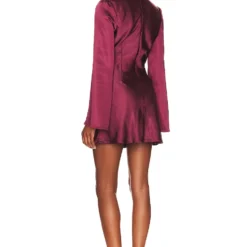 ROBE OLIVIA Wine -Ravis Mode Soldes Boutique TULA WD1395 V3