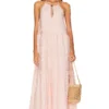 ROBE JULIANNA Blush Pink Stripe