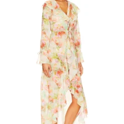 Maisie Robe Multi Spring Floral -Ravis Mode Soldes Boutique TULA WS937 V3