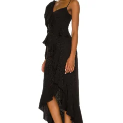 ROBE PASQUALENA Black -Ravis Mode Soldes Boutique UAMR WD110 V3