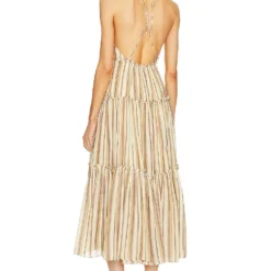 ULLA JOHNSON ROBE GIULIETTA Positano 5 ULLA JOHNSON ROBE GIULIETTA Positano -Ravis Mode Soldes Boutique ULLA WD418 V3