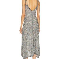 ULLA JOHNSON ROBE ANOUK Azurite -Ravis Mode Soldes Boutique ULLA WD422 V3