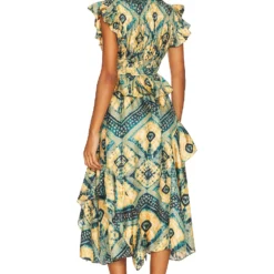 ULLA JOHNSON ROBE AVIA Constellation 5 ULLA JOHNSON ROBE AVIA Constellation -Ravis Mode Soldes Boutique ULLA WD430 V3