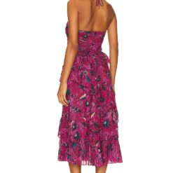 ULLA JOHNSON ROBE SIMONA Snapdragon -Ravis Mode Soldes Boutique ULLA WD438 V3