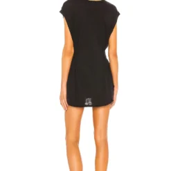 ROBE COURTE SWAMI Black -Ravis Mode Soldes Boutique VAMX WD13 V3