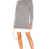 Veronica Beard ROBE COURTE SOVAL Grey Melange